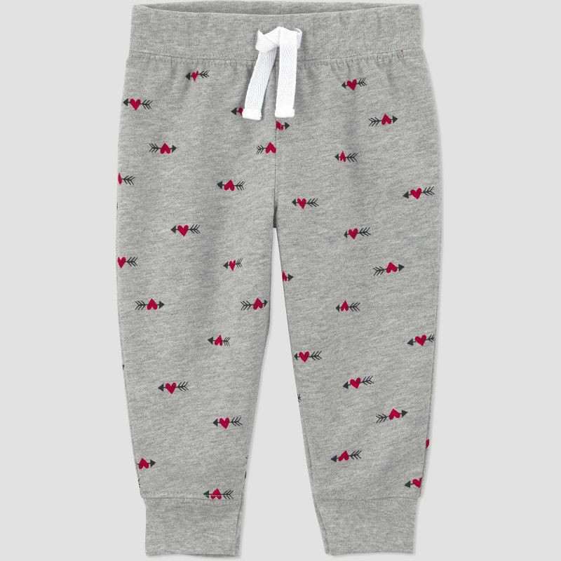 slide 2 of 3, Carter's Just One You® Baby Boys' 2pc Valentine's Day Mr. Irresistible Fleece Sweatshirt and Jogger Pants Set - Red 9M, 2 ct