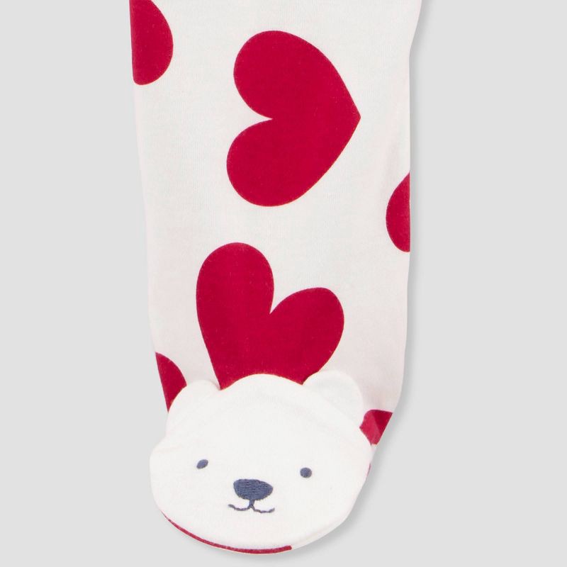 slide 5 of 5, Carter's Just One You® Baby Valentine's Day Heart Sleep N' Play - Cream Newborn, 1 ct