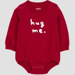 Carter's Just One You® Baby Valentine's Day Hug Me Bubble Romper - Red 18M