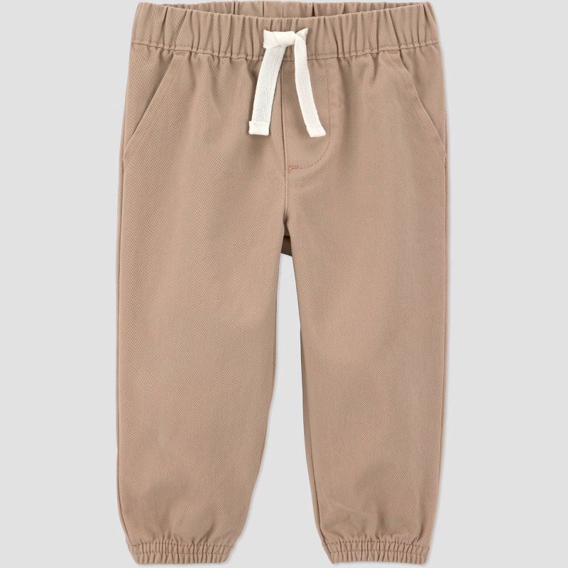 slide 3 of 4, Carter's Just One You® Baby Boys' 2pc Button-Down Shirt and Pants Set - Cream 3M, 2 ct