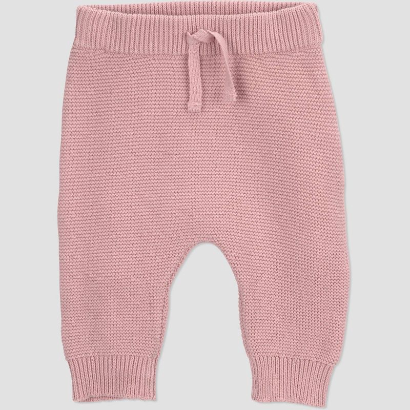 slide 2 of 3, Carter's Just One You® Baby Girls' 2pc Hooded Bear Sweater and Jogger Pants Set - Pink 18M, 2 ct