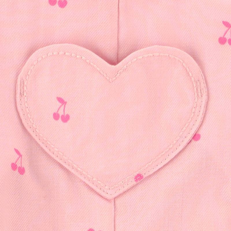 slide 5 of 6, Carter's Just One You® Baby Girls' 2pc Cherries Long Sleeve Bodysuit and Overalls Set - Pink 9M, 2 ct