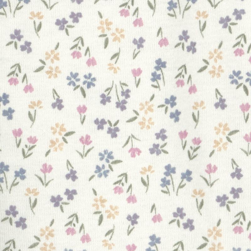 slide 5 of 6, Carter's Just One You® Baby Girls' 2pc Floral Long Sleeve Bodysuit and Ruffle Overalls Set - Green 9M, 2 ct