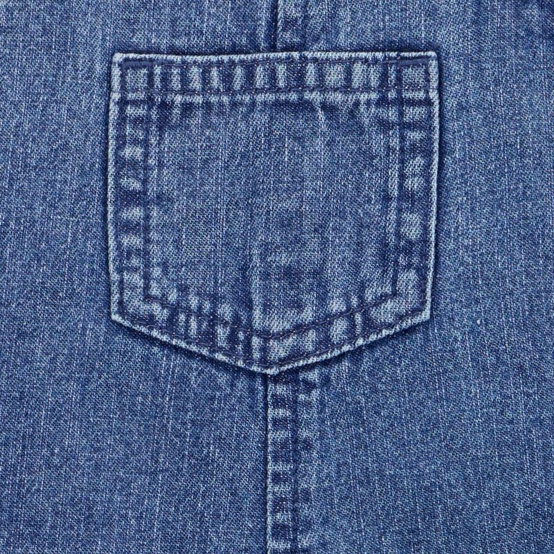 slide 6 of 6, Carter's Just One You® Baby Boys' 2pc Striped Long Sleeve T-Shirt and Denim Overalls Set - Blue/Off-White 9M, 2 ct