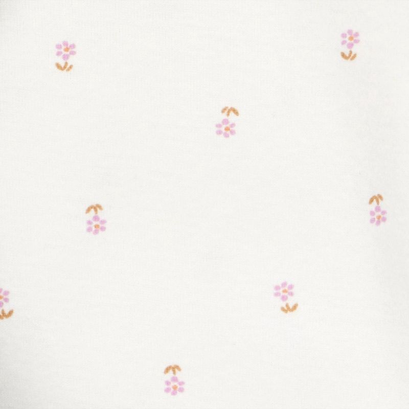 slide 5 of 5, Carter's Just One You® Baby Girls' 2pc Floral Long Sleeve Bodysuit and Denim Dress Set - Blue 12M, 2 ct