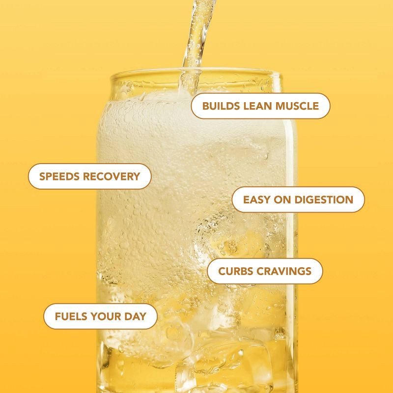 slide 4 of 8, Clean Simple Eats Clear 20g Protein Soda Frosted Lemonade - 4pk/16 fl oz Cans, 4 ct; 16 fl oz