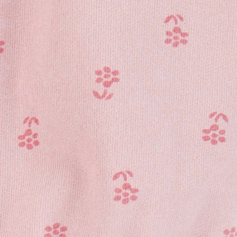 slide 4 of 5, Carter's Just One You® Baby Girls' 3pc Floral Zip-Up Sweatshirt with Bodysuit and Leggings Set - Pink 12M, 3 ct
