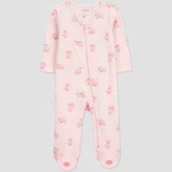 Carter's Just One You® Baby Girls' Farm Pigs Sleep N' Play - Pink 6M