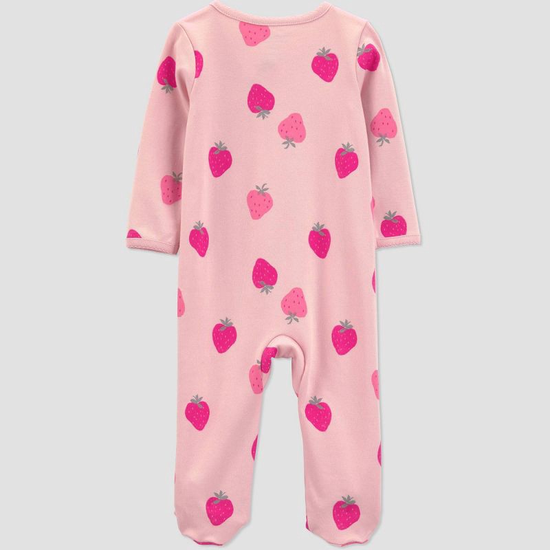 slide 3 of 6, Carter's Just One You® Baby Girls' Strawberry Sleep N' Play - Pink Newborn, 1 ct
