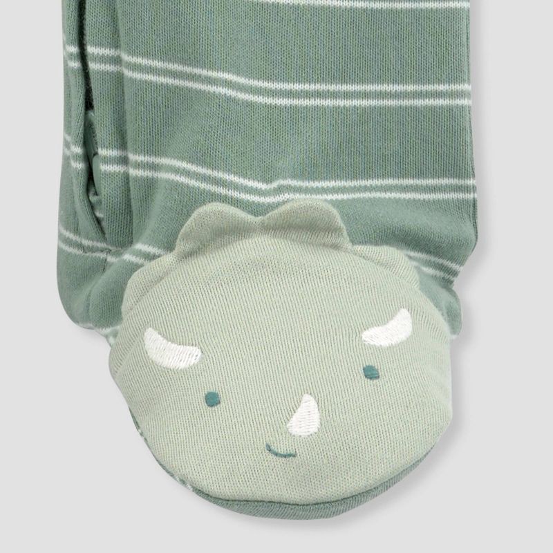 slide 4 of 6, Carter's Just One You® Baby Boys' Striped Dino Sleep N' Play - Green Newborn, 1 ct