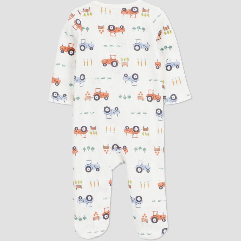 slide 2 of 5, Carter's Just One You® Baby Boys' Farm Tractors Sleep N' Play - Cream 3M, 1 ct