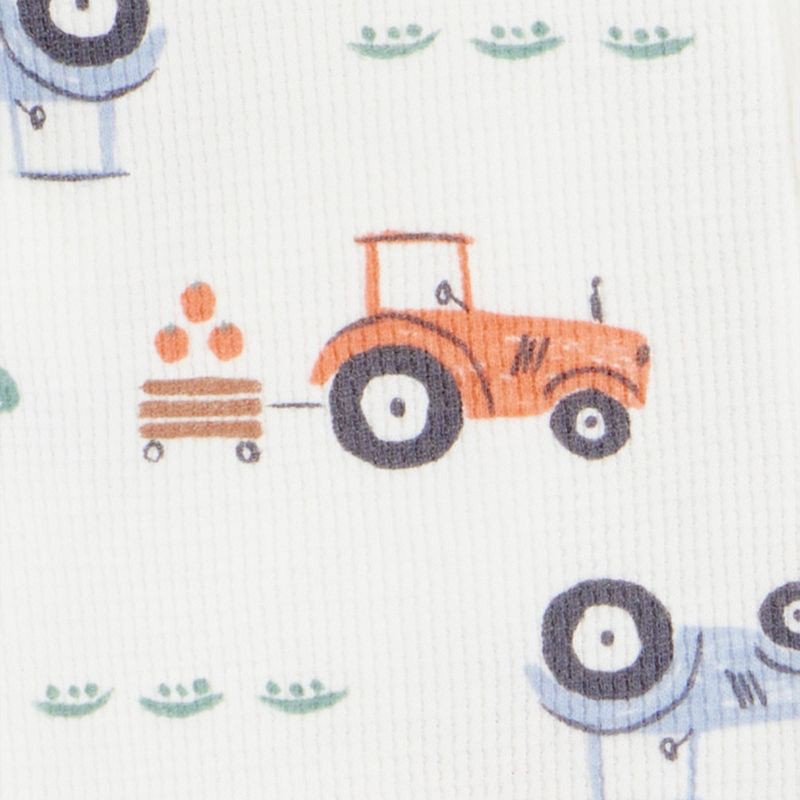 slide 4 of 5, Carter's Just One You® Baby Boys' Farm Tractors Sleep N' Play - Cream 3M, 1 ct