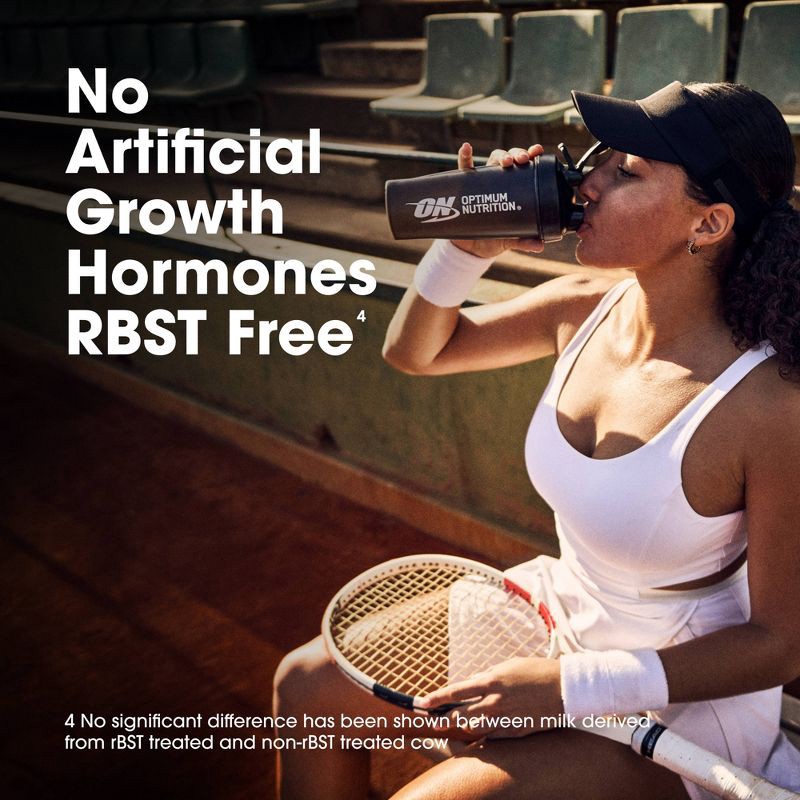 slide 8 of 11, Optimum Nutrition ON Protein Powder - Vanilla Creme, 1 ct