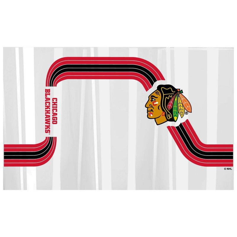 slide 3 of 3, NHL Chicago Blackhawks Retro Wave Pint Glass - 16oz, 16 oz