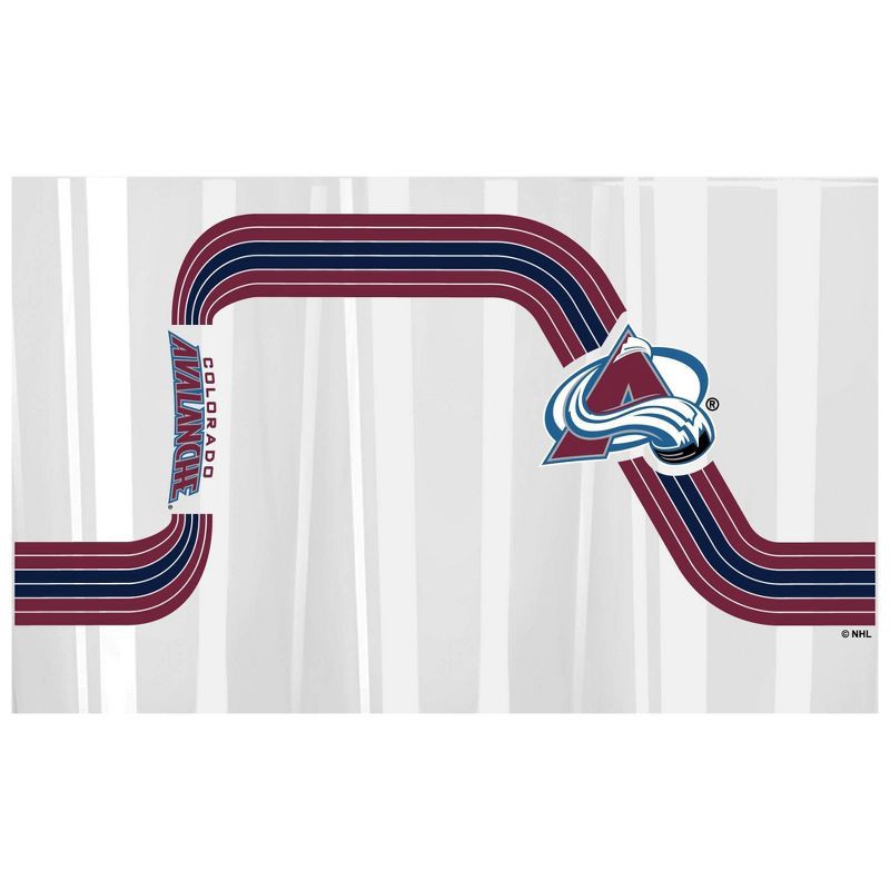 slide 3 of 3, NHL Colorado Avalanche Retro Wave Pint Glass - 16oz, 16 oz