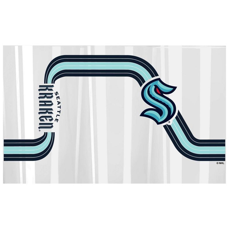slide 3 of 3, NHL Seattle Kraken Retro Wave Pint Glass - 16oz, 16 oz