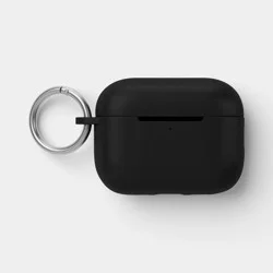 AirPods Pro (3rd Generation) Silicone Case with Clip - heyday™ Black with Silver