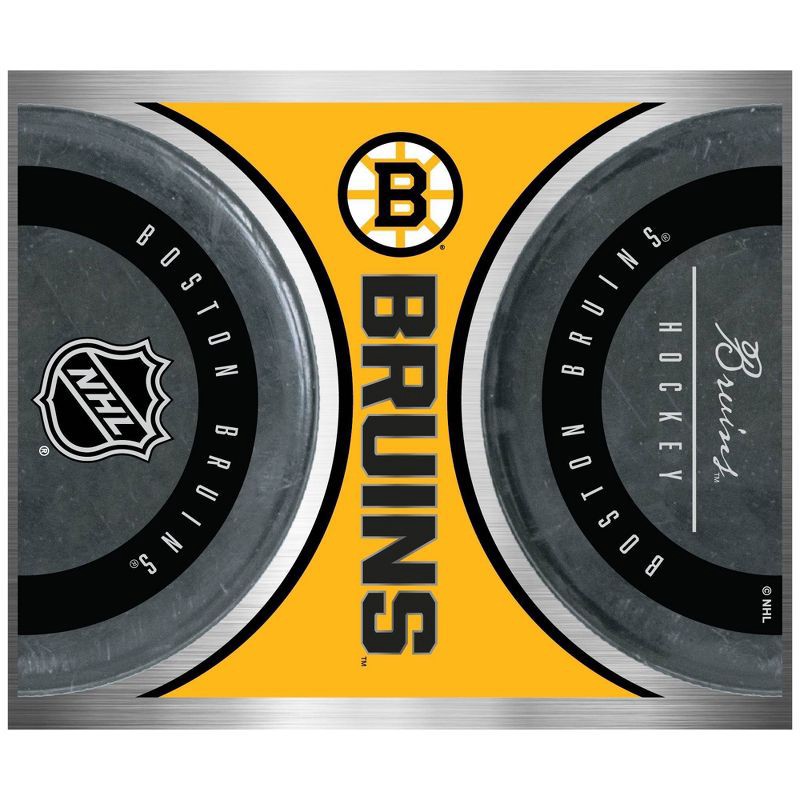 slide 2 of 4, NHL Boston Bruins Jr. Thirst Game Puck Water Bottle - 24oz, 24 oz