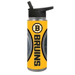 NHL Boston Bruins Jr. Thirst Game Puck Water Bottle - 24oz