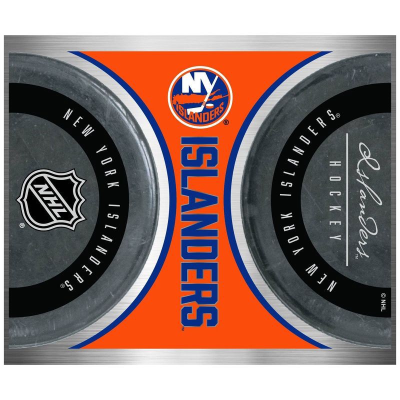 slide 2 of 4, NHL New York Islanders Jr. Thirst Game Puck Water Bottle - 24oz, 24 oz