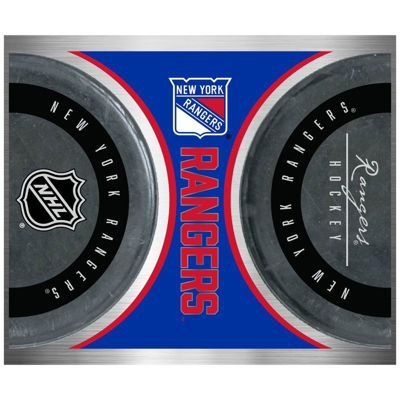 slide 2 of 4, NHL New York Rangers Jr. Thirst Game Puck Water Bottle - 24oz, 24 oz