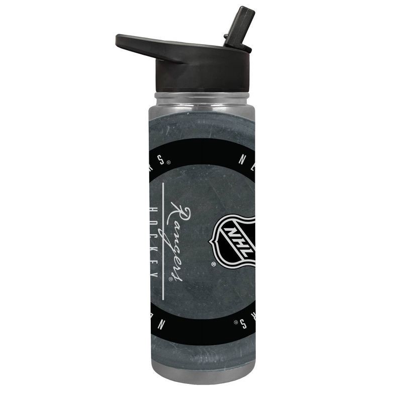 slide 3 of 4, NHL New York Rangers Jr. Thirst Game Puck Water Bottle - 24oz, 24 oz