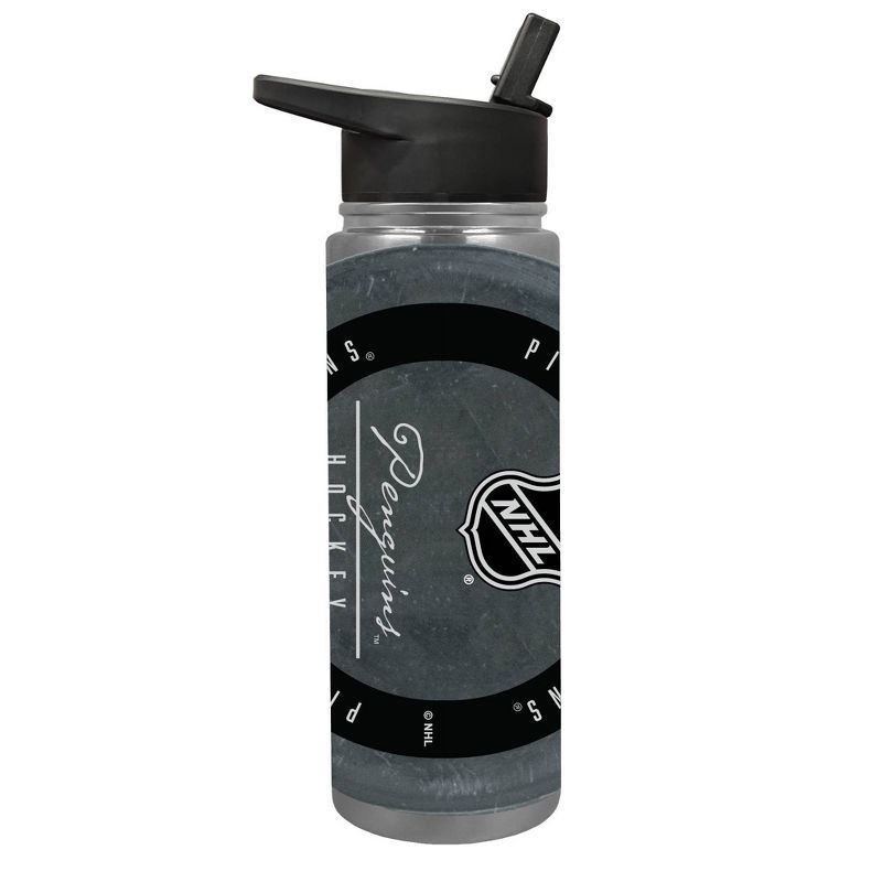 slide 3 of 4, NHL Pittsburgh Penguins Jr. Thirst Game Puck Water Bottle - 24oz, 24 oz