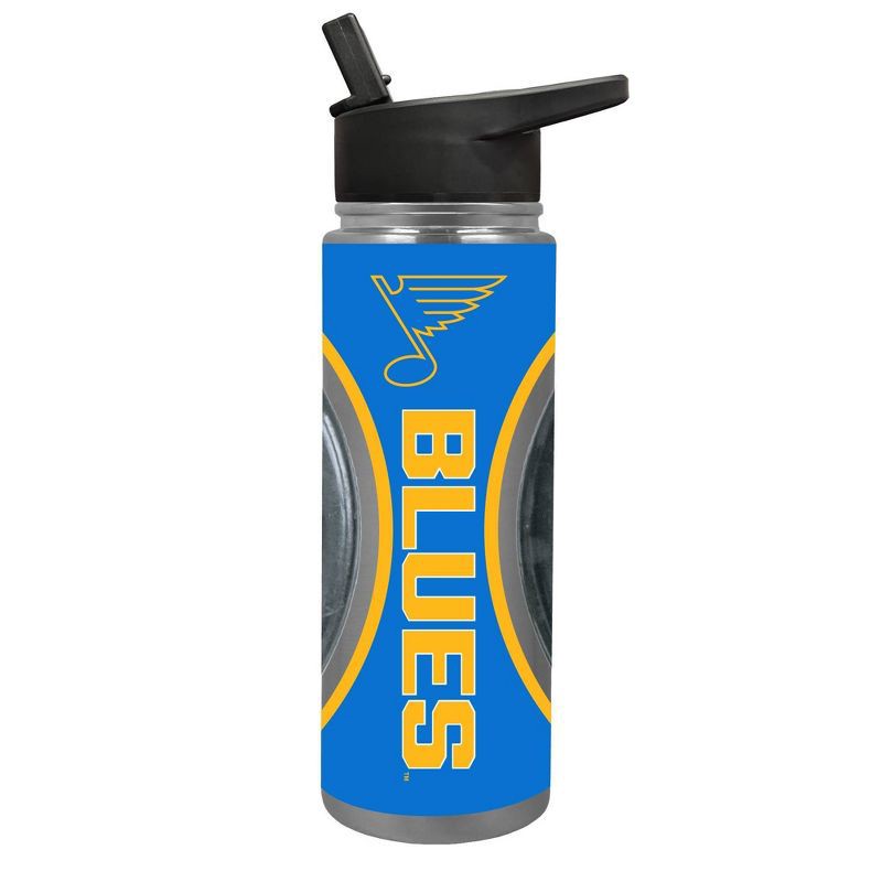 slide 1 of 4, NHL St. Louis Blues Jr. Thirst Game Puck Water Bottle - 24oz, 24 oz