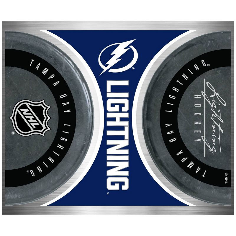 slide 2 of 4, NHL Tampa Bay Lightning Jr. Thirst Game Puck Water Bottle - 24oz, 24 oz