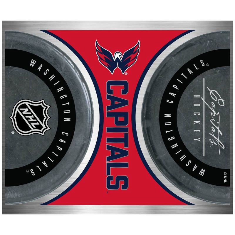 slide 2 of 4, NHL Washington Capitals Jr. Thirst Game Puck Water Bottle - 24oz, 24 oz