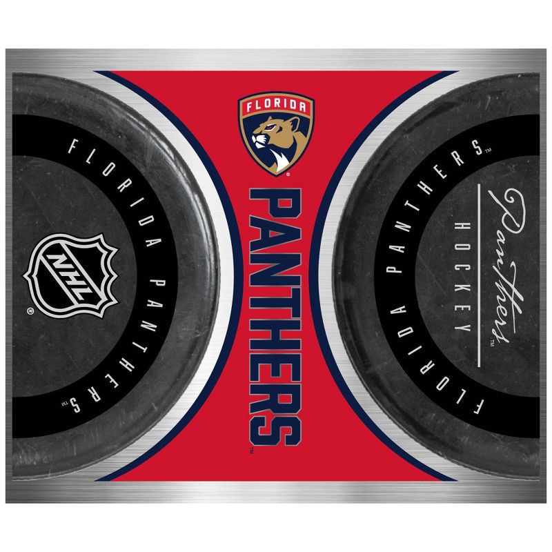 slide 2 of 4, NHL Florida Panthers Jr. Thirst Game Puck Water Bottle - 24oz, 24 oz