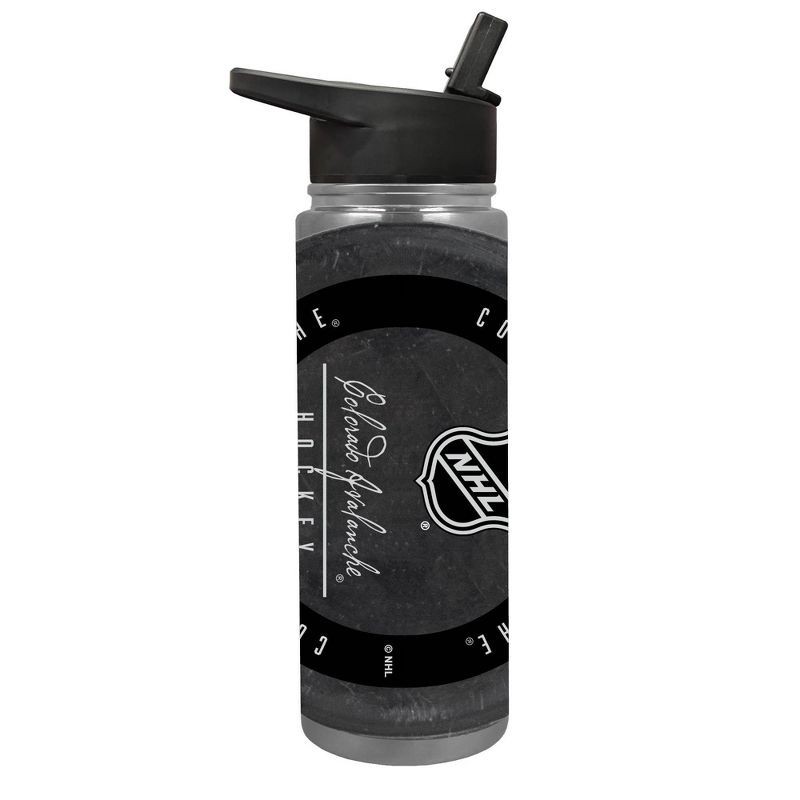 slide 3 of 4, NHL Colorado Avalanche Jr. Thirst Game Puck Water Bottle - 24oz, 24 oz