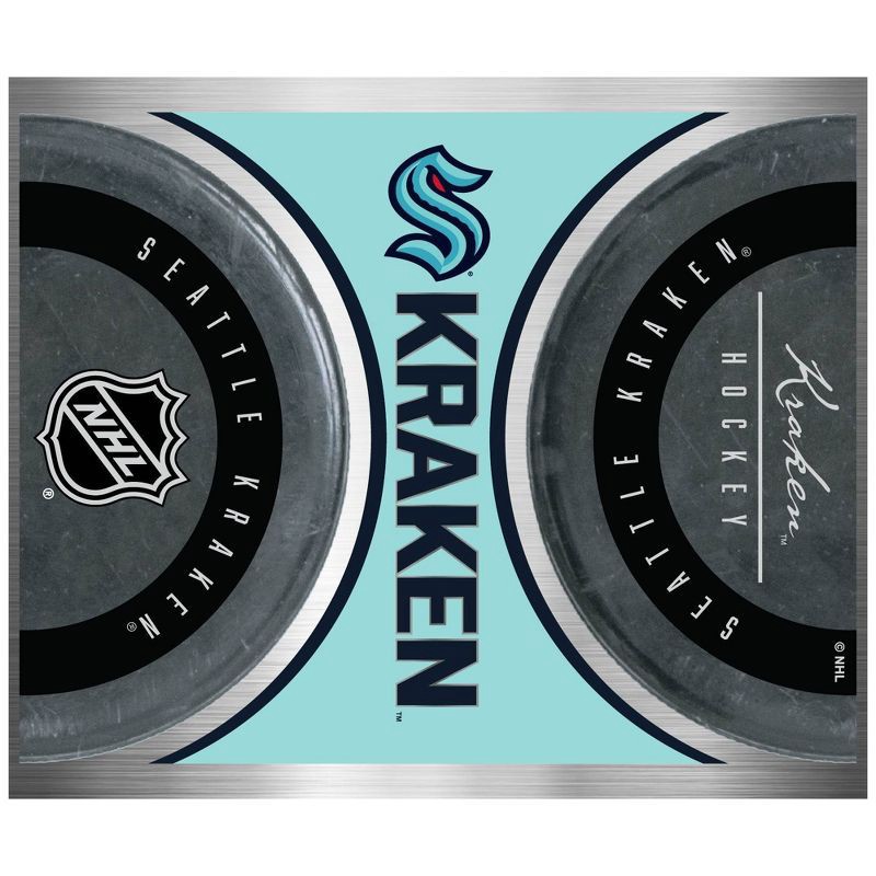 slide 2 of 4, NHL Seattle Kraken Jr. Thirst Game Puck Water Bottle - 24oz, 24 oz