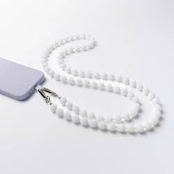 Hello Lux Phone Crossbody Strap - Berry Pearl Beads