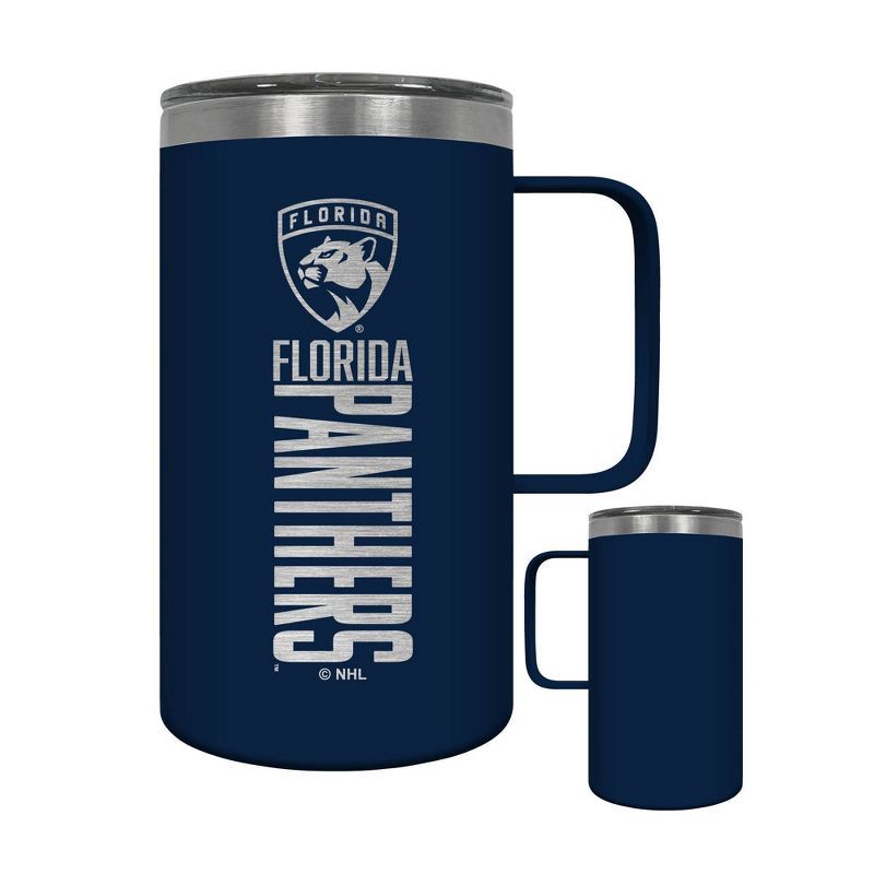 slide 3 of 4, NHL Florida Panthers Wood Block Hustle Mug - 18oz, 18 oz