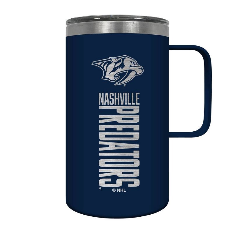 slide 1 of 4, NHL Nashville Predators Wood Block Hustle Mug - 18oz, 18 oz