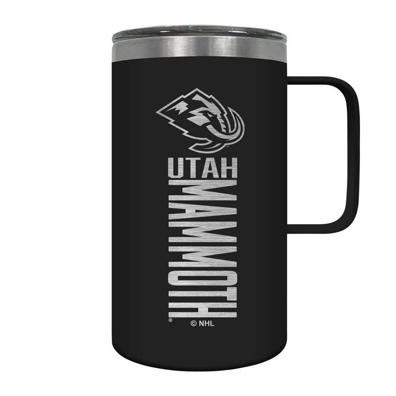 slide 1 of 4, NHL Utah Hockey Club Wood Block Hustle Mug - 18oz, 18 oz