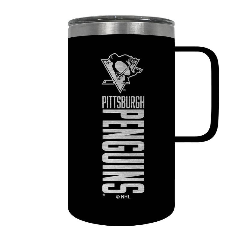 slide 1 of 4, NHL Pittsburgh Penguins Wood Block Hustle Mug - 18oz, 18 oz