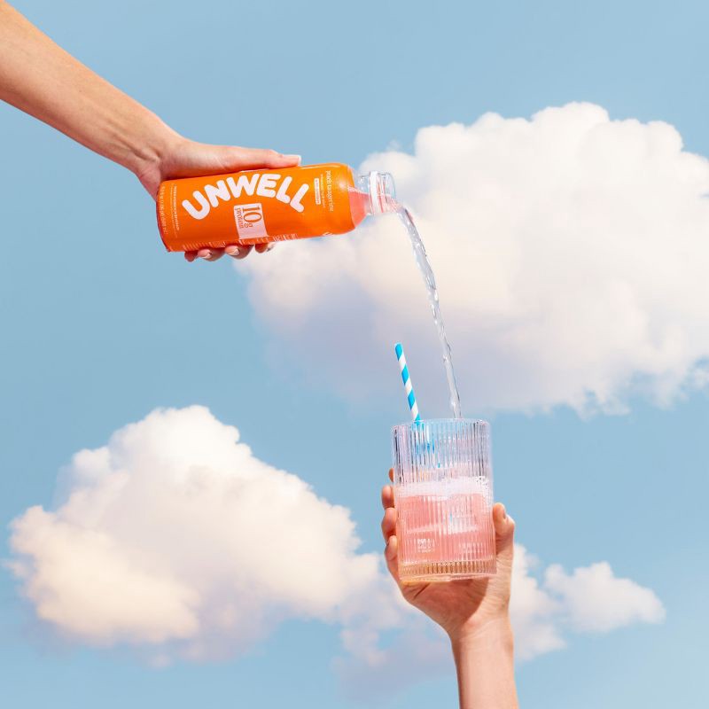 slide 4 of 8, Unwell Hydration Protein Drink with Electrolytes and 10g Whey Protein Isolate Peach Tangerine - 16.9 fl oz, 10 gram, 16.9 fl oz