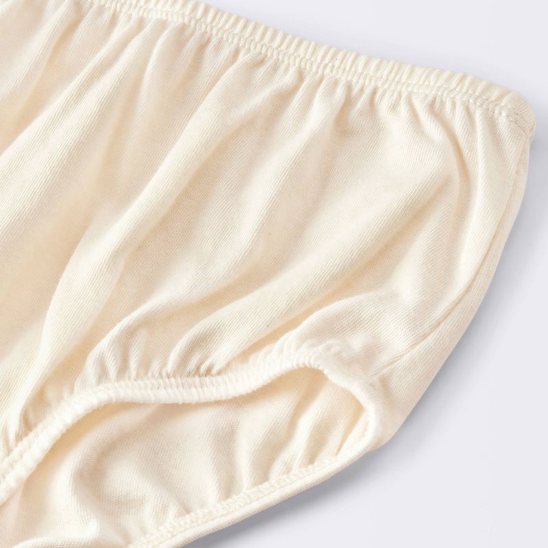 slide 4 of 4, Baby Girls' Ruffle Ribbed Tulle Dress - Cloud Island™ Cream 0-3M, 1 ct