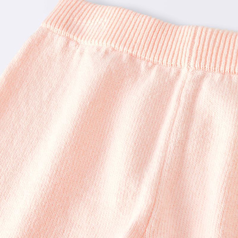 slide 4 of 4, Baby Girls' 2pc Bear Face Sweater and Leggings Set - Cloud Island™ Pink 18M, 2 ct