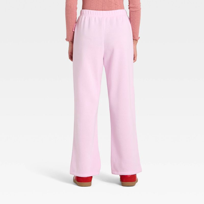 slide 3 of 4, Girls' Sanrio Hello Kitty and Friends Fleece Sweatpants - Light Pink XL, 1 ct