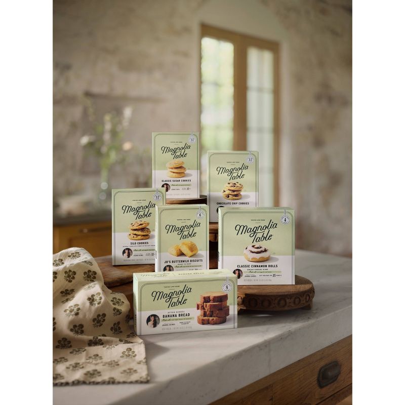 slide 6 of 7, Magnolia Table Chocolate Chip Cookies Frozen Cookie Dough - 16oz, 16 oz