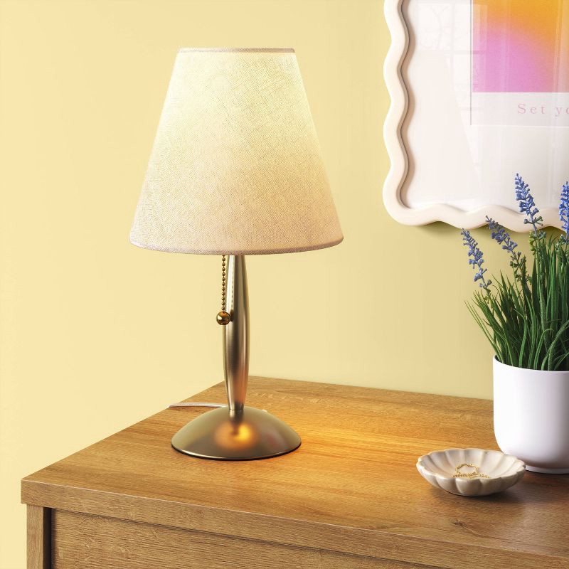 slide 2 of 4, Mini Lamp Stick Lamp Brass - Room Essentials™, 1 ct