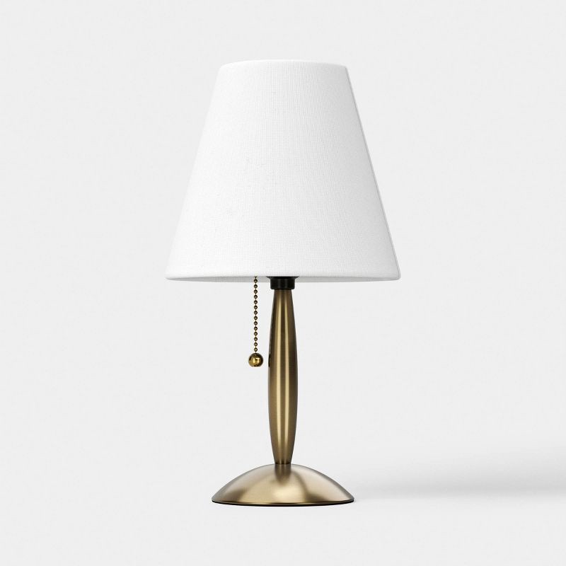 slide 1 of 4, Mini Lamp Stick Lamp Brass - Room Essentials™, 1 ct