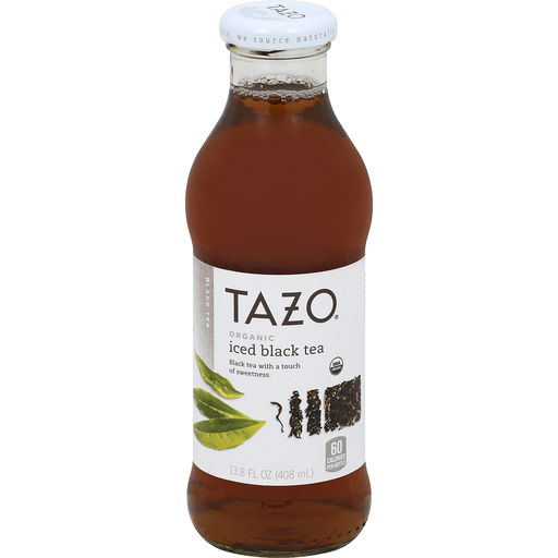 slide 2 of 3, Tazo Organic Iced Black Tea, 13.8 fl oz