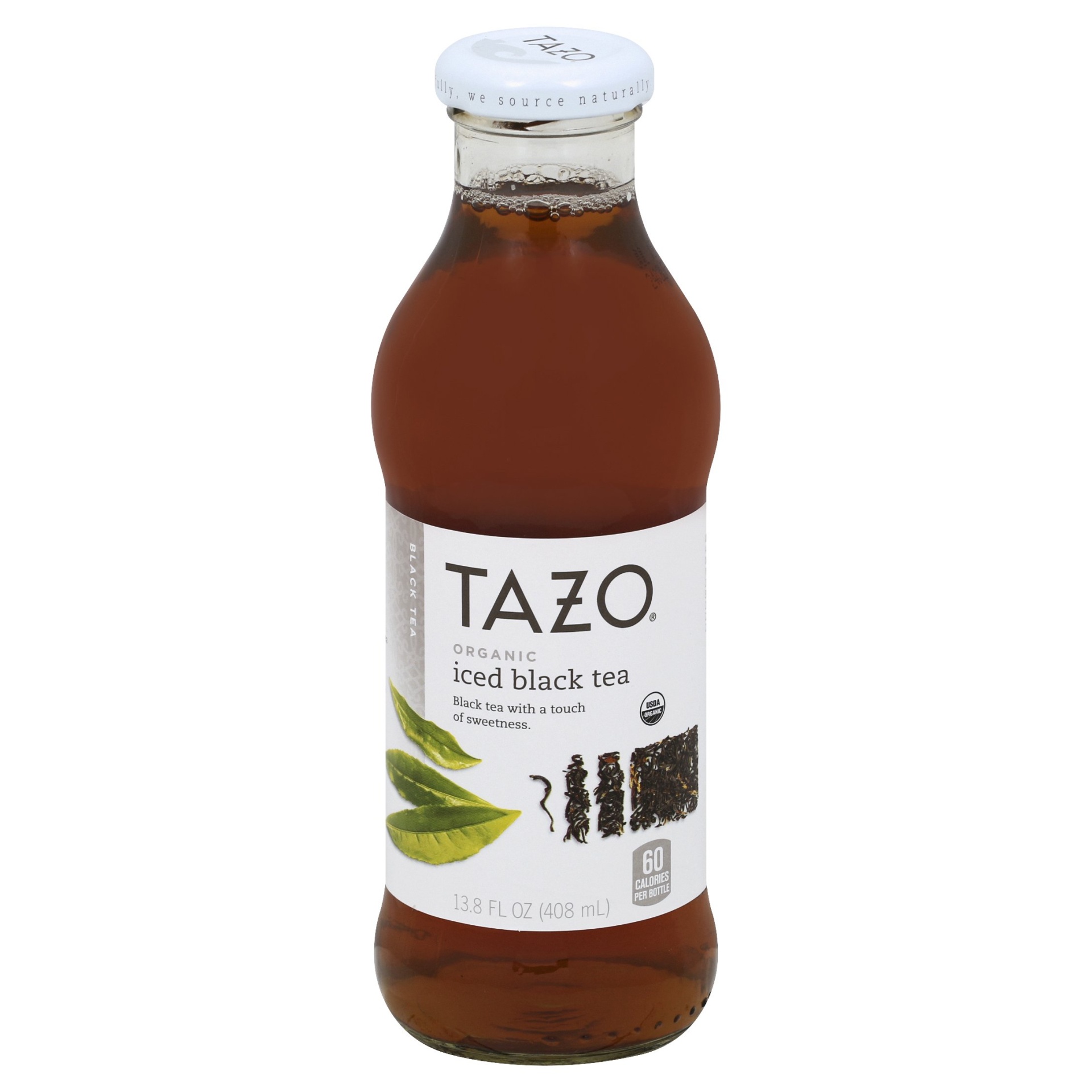 slide 1 of 3, Tazo Organic Iced Black Tea, 13.8 fl oz
