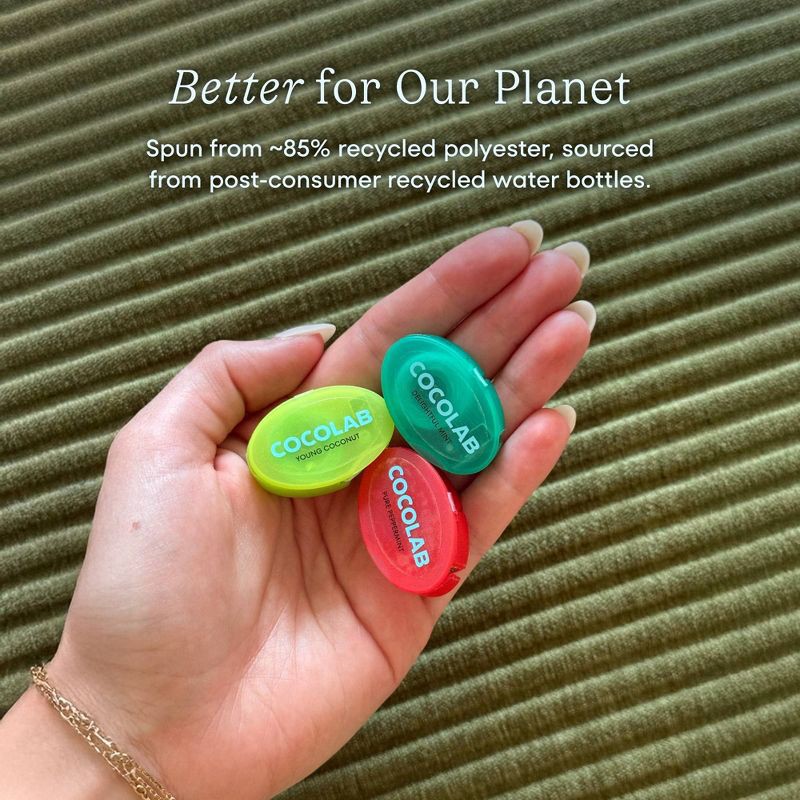 slide 6 of 8, COCOLAB Cocofloss Frosty Floss Trio Mini Cocofloss Gift Set - 3pk, 3 ct