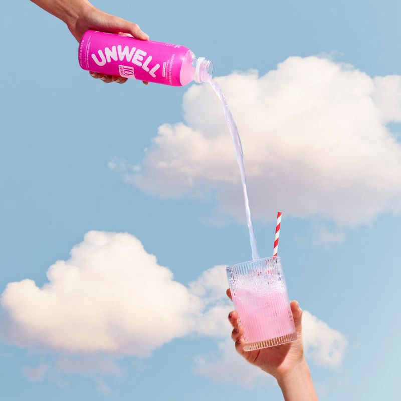 slide 4 of 8, Unwell Hydration Protein Drink with Electrolytes and 10g Whey Protein Isolate Watermelon Strawberry - 16.9 fl oz, 10 gram, 16.9 fl oz