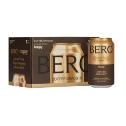 BERO Brewing Happy Coffee Draught Non-Alcoholic Beer - 6pk/12 fl oz Cans